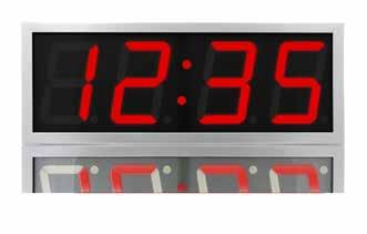 12V dla każdego z wyjść SP05 Zegary pracownicze SZ10/SZ25 Zegar pracowniczy jest pomocniczym mechanizmem systemu