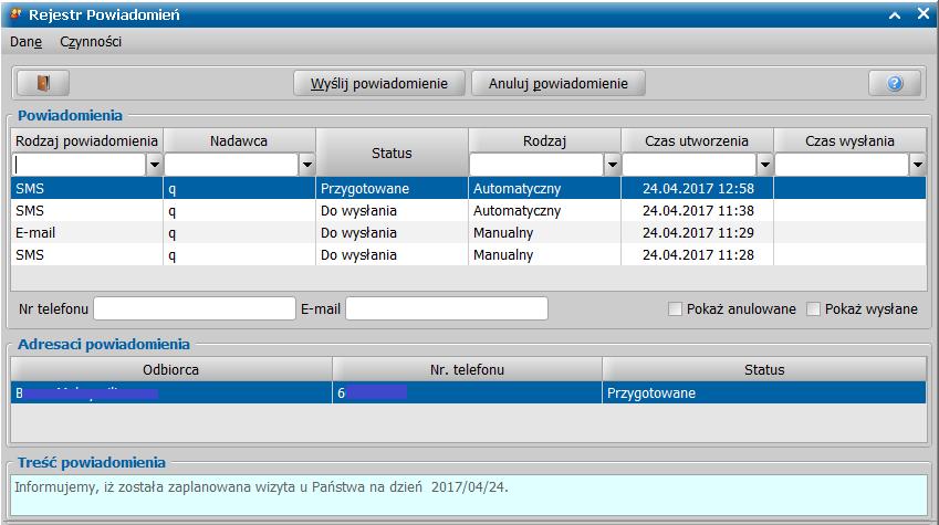 Faktyczne wysłanie nastąpi po upływie czasu podanego w parametrze Ile godzin opóźnienia automatycznego wysłana, a przed samą wysyłką POMOST Std jeszcze raz sprawdzi czy