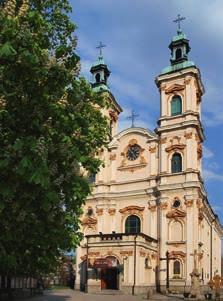 Kościół św. Trójcy przy ul. Jana Sobieskiego wzniesiony na początku XVII w. w stylu późnogotyckim jako pierwsza nowa świątynia protestancka. Został przejęty przez katolików w dobie kontrreformacji.