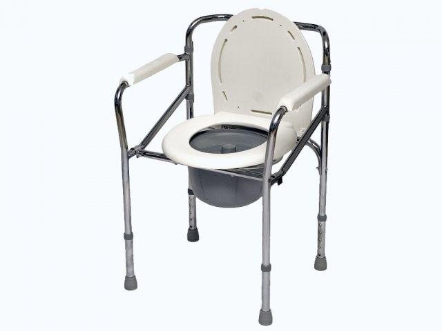 Innym rozwiązaniem jest krzesło sanitarne, które zamiast siedziska ma nakładkę sedesową, a pod nią zbiornik.