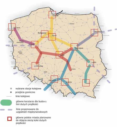 która jako wewnętrzna krajowa linia dużych prędkości nie ma uzasadnienia ekonomicznego, musi być przedmiotem międzynarodowej umowy i wspólnych polsko-niemieckich studiów.