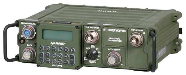 Radiostacja AN/PRC-117F Radiostacja plecakowa serii FALCON II AN/PRC-150C/20W przeznaczona jest do pracy cyfrowej i analogowej w sieciach i kierunkach radiowych.