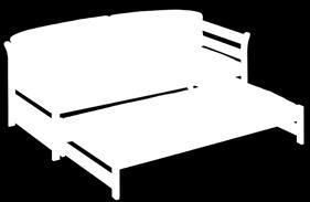 cm Materac dolny/lower mattress: W-185cm / H- 8cm/
