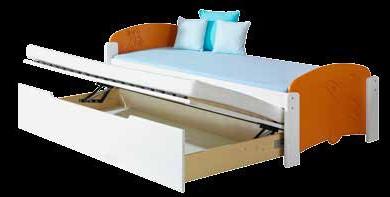 D-178 cm Materac gorny/upper mattress: W-200cm / H- 8 or 12 cm/ D-90 cm