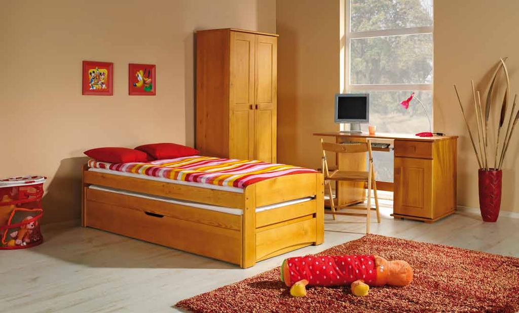 bartek Lozko podwojne/double bed Lozeczko wymiary / Dimensions: W-194m /