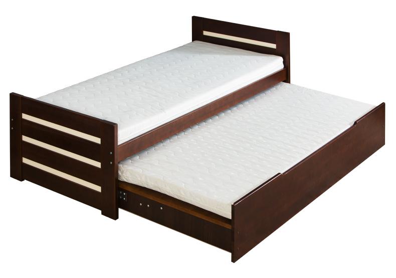 W-200cm / H- 8 or 12 cm/ D-90 cm Materac dolny/lower mattress: W-197cm / H- 8 cm/ D-90 cm Materace na wysokośc/ mattresses are placed at height: 33,