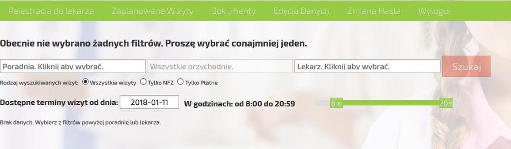 Po poprawnym zalogowaniu do systemu pojawia się widok z funkcjami do jakich użytkownik zalogowany mam dostęp, jak na zrzucie ekranu poniżej, gdzie mamy dostep do takich zakładek jak: