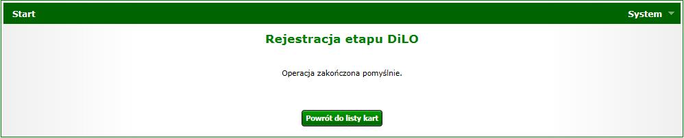 Rysunek 1-34 Przykładowa lista kart diagnostyki i leczenia onkologicznego Na Liście kart diagnostyki i leczenia onkologicznego karta, dla której został wprowadzony etap Leczenie otrzyma status