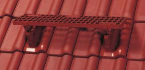 D 7.2 Dachówka pod stopieñ z ławą kominiarską 88 cm System dachowy Elementy systemu dachowego komunikacja na dachu Ława kominiarska pozwala na bezpieczne wykonywanie prac