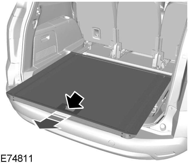 Maksymalne dopuszczalne obciążenie krawędzi odsuwanej podłogi przestrzeni ładunkowej, gdy podłoga ta jest całkowicie wysunięta (poza bagażnik) wynosi 120 kg.