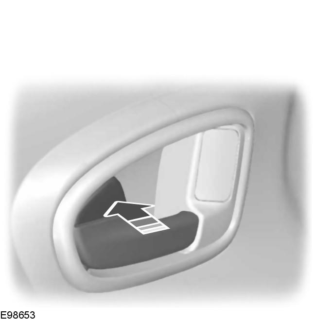 wszystkich drzwi Przednie i tylne drzwi pasażerów Ryglowanie drzwi i pokrywy bagażnika za pomocą zdalnego sterowania Naciśnij przycisk B