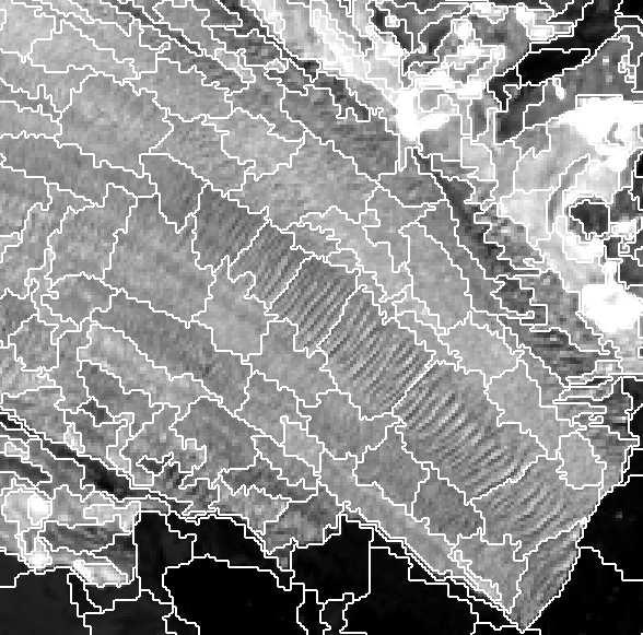 Wstępna ocena moŝliwości wykorzystania obrazów satelitarnych ASTER w monitorowaniu lodowców Svalbardu i ciemnych lodu i cieni w szczelinach).