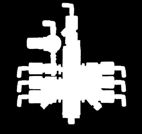 na wyjściu Zmienne przez przełożenie Łączenie pneumatyczne/mat.: Pilot powietrza Gwint 1 /4 OD x 3 /16 ID #10-32 Wjeście mat. 1/4 NPSM Wyjście mat.