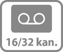 REJESTRATORY Z OFERTY PODSTAWOWEJ REJESTRATORY 4K II GENERACJI 64/32/16 CH - 8 HDD Kodowanie : H.265/H.