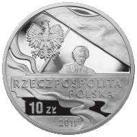 2 zł ze stopu Nordic Gold. Awers monety złotej (3 tys.