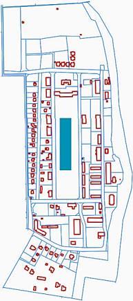 Jednostka analityczna 1 Mapa 3. Mapa ewidencyjna Jednostki 1 Północna i północno - wschodnia część miasta, wyznaczona granicami (Tabela 2). Tabela 2.