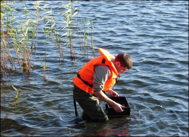w sprawie form i sposobu prowadzenia monitoringu jednolitych części wód powierzchniowych i podziemnych, badania makrobentosu w rzekach są wykonywane raz w roku i powtarzane na tym samym stanowisku w