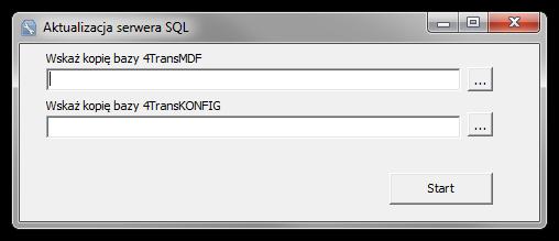 Program przystąpi do pobierania i instalacji: SQL Server 2008R2 Express - jeśli baza danych programu 4Trans była podpięta pod MSDE 2000 lub SQL Server 2005; SQL Server 2014 Express - jeśli baza