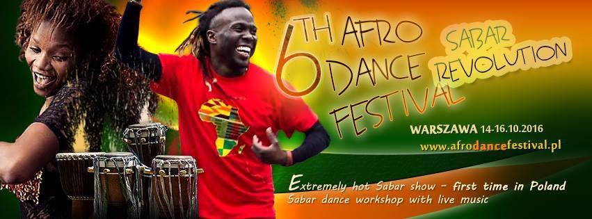 23-25 październik 2016 Organizacja szóstej edycji Afro Dance Festiwal Afro Revolution.