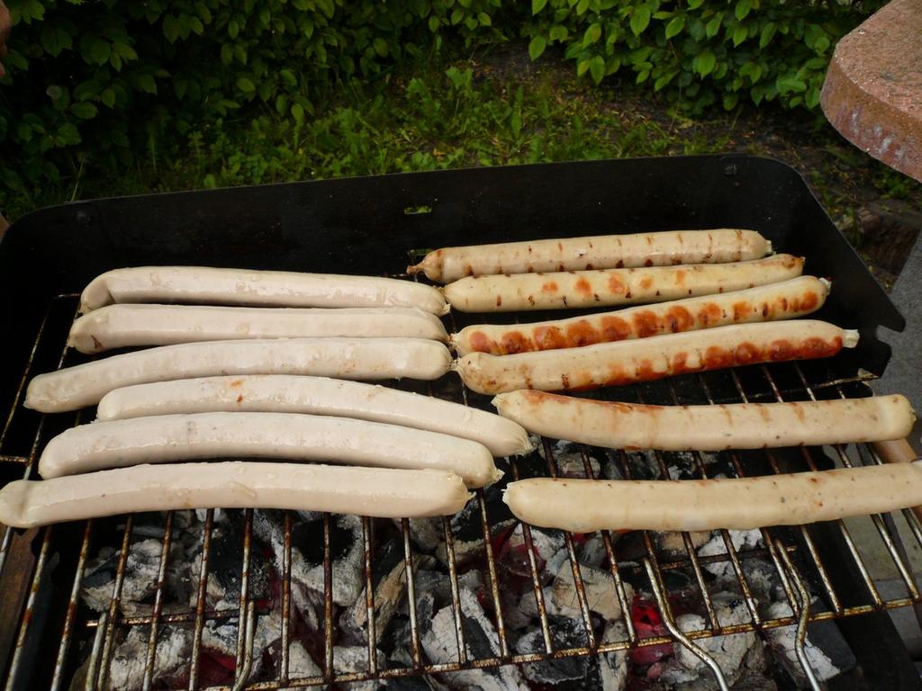 Po posiłku bawili się przy ognisku.