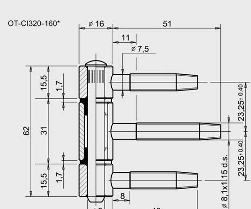 OT-CI320-160H114 Ø 16 + Galw.