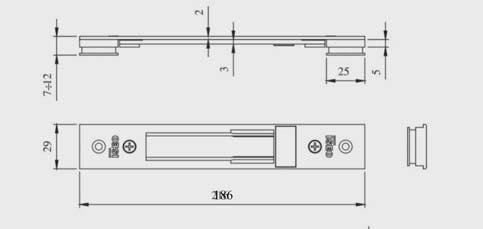 gniazdowa do zamków: IS-78* IS-79* Multiblindo Regulacja pionowa