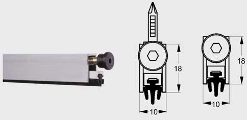 drewniane, aluminiowe, antywłamaniowe USZCZELNIENIA PROGOWE stribo K5-045 K5-045-725 725 +