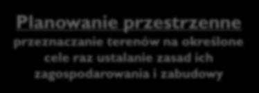 Urbanistyka nauka o planowaniu miast i osiedli Planowanie przestrzenne przeznaczanie terenów na określone cele raz ustalanie zasad ich zagospodarowania i zabudowy rysunki urbanistyczne sporządza się