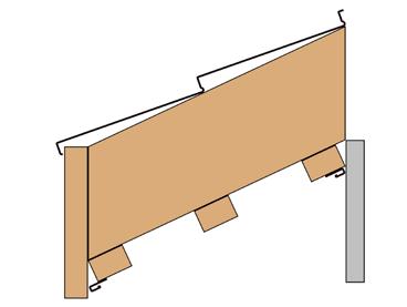 MONTAŻ PODSUFITKA DACHOWA PVC 2 Montaż listwy J istwy J montujemy po obrysie ściany budynku, mocując do drewnianych łat oraz po obwodzie zabudowanego okapu co 30 cm za pomocą gwoździ.