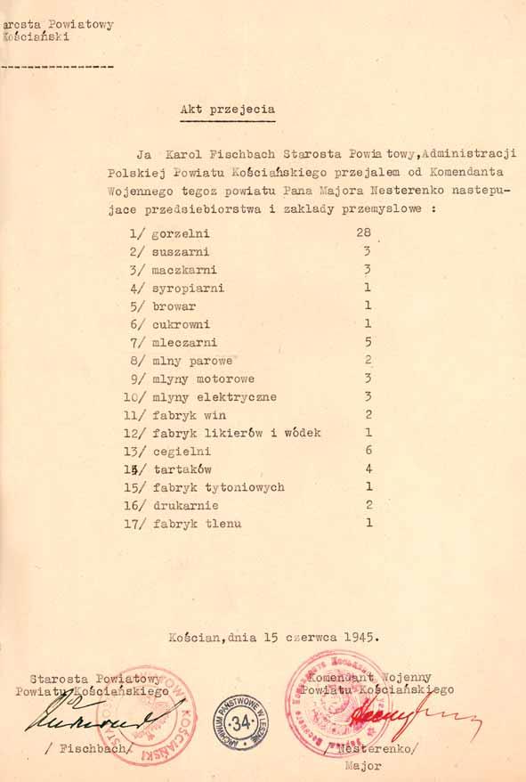 206 MATERIAŁY ARCHIWALNE DO DZIEJÓW KOŚCIANA 40.