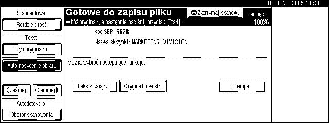 Informacje o poâàczeniach Gdy wymagane jest hasâo A Wpisaæ hasâo i nacisnàæ przycisk [OK].