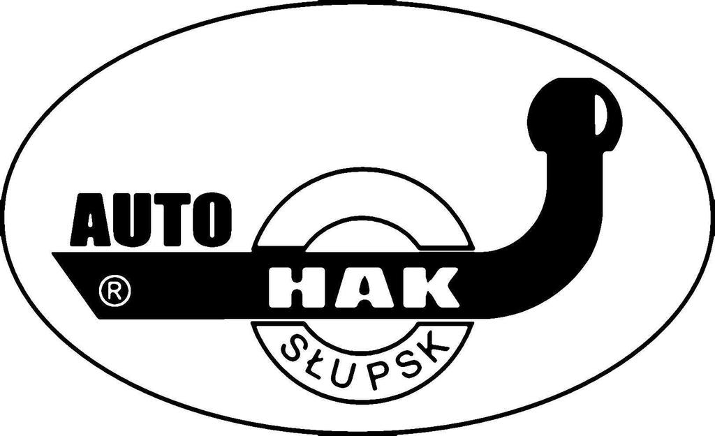 Towbar accessories: PPUH AUTO-HAK S.J. Produkcja Zaczepów Kulowych Henryk & Zbigniew Nejman -200 SŁUPSK ul. Słoneczna 1K tel/fax (059) 8-414-414; 8-414-413 E-mail: office@autohak.com.pl www. autohak.