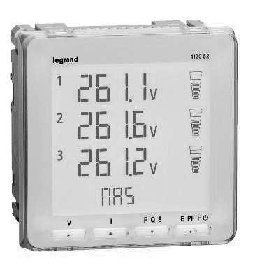 Modułowy analizator sieci EMDX 3 Montaż na wsporniku TH 35 1 4120 51 Szerokość w modułach 17,5 mm: 4. i pozornej, harmonicznych do 25 dla napięć i prądów, Oznaczenie projektowe: EMDX AS-TH.