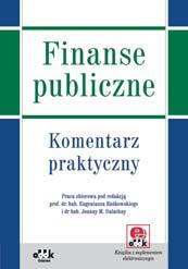 Integralną częścią publikacji jest suplement elektroniczny (wszystkie wzory dokumentów zawartych w książce w formacie MS Word). 1392 str. B5 cena 250,00 zł symbol JBK944e praca zbiorowa pod red. prof.