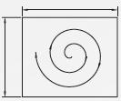 Czyszczenie spiralne Urządzenie czyści wykonując spiralne ruchy obrotowe o promieniu około 90 centymetrów.