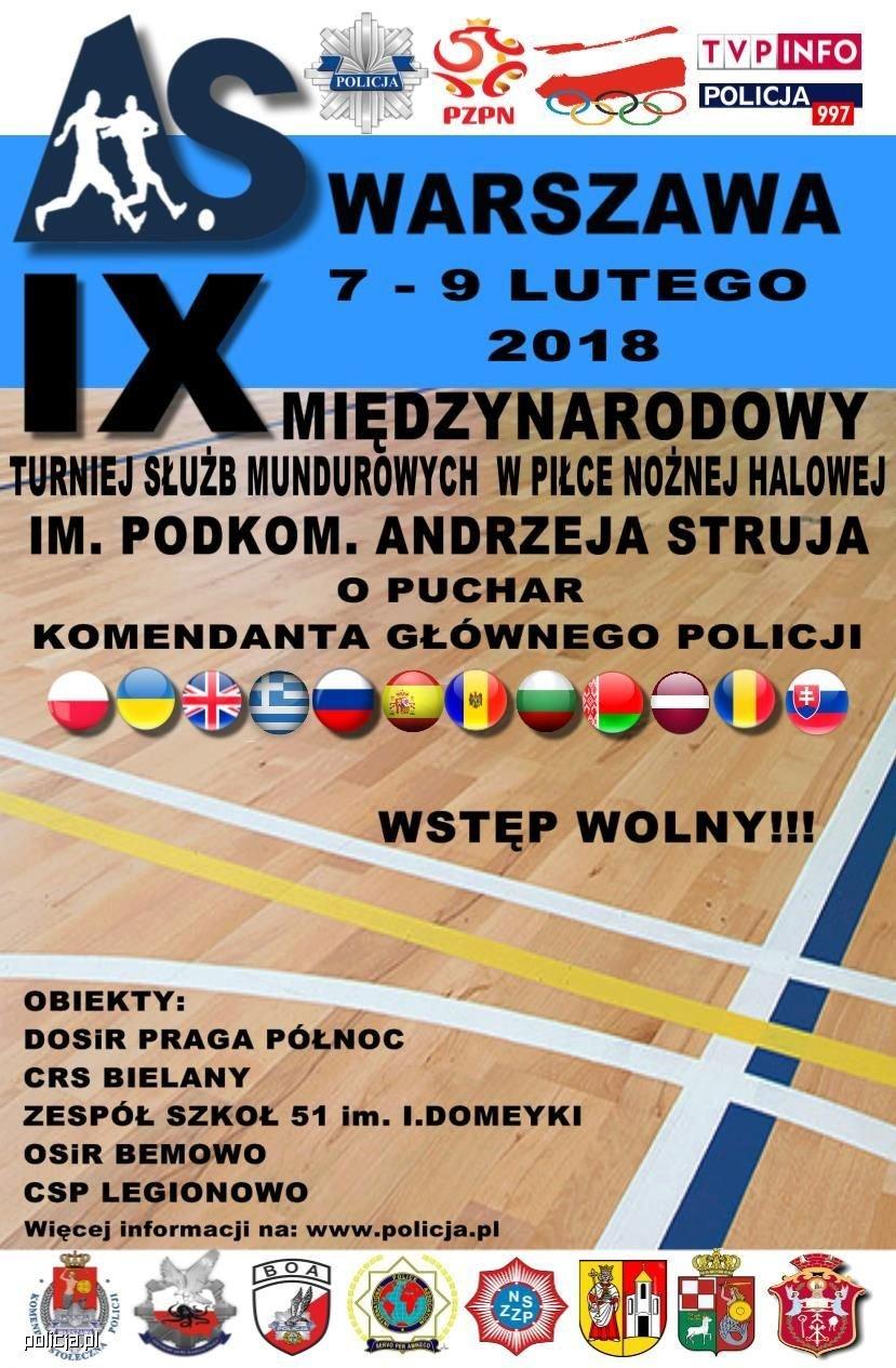 Ranga wydarzenia oraz duża liczba uczestników wymaga rozegrania zawodów w czterech obiektach sportowych: Hala Sportowa Dzielnicowego Ośrodka Sportu i rekreacji Dzielnicy Praga Północ, ul.