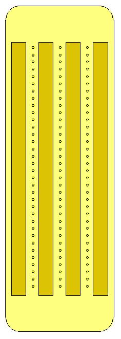 Parametry techniczne: Wielkość lica znaku 40x700 mm x 3 Wielkość znaku 315x915 mm Typ folii II lub III generacja Napięcie zasilania 9 14,4 V Moc znaku: fi 800 0,8 3,2 Watt ( przy 12 VDC ) Jasność