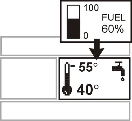 Uwaga: poziom paliwa może być także pokazany w panelu pokojowym ecoster200. 7.5 STOP Po uruchomieniu regulator znajduje się w trybie STOP.