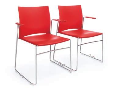 Joining for chairs with armrests.