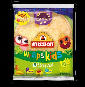 Tortilla Wraps (Ø 25 cm) 4 pcs Mission Wheat Tortillas