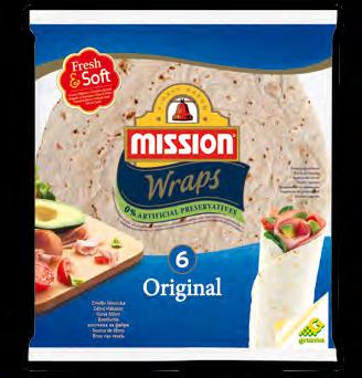 6 pcs Mission Wraps Spelt & Oat 6 pcs Ø 25 We wszystkich