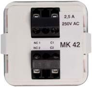 5 A Kategoria stosowania AC 14 Wymiarowa wytrzymałość elektryczna styków 3 V eff.