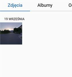 Aparat i Galeria Włączenie automatycznego obrotu: na ekranie Galeria dotknij pozycji > Ustawienia > Orientacja zdjęcia > Zawsze obracaj, aby zdjęcia były obracane przy zmianie orientacji ekranu.