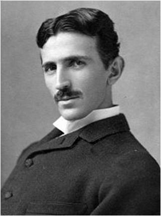 Nicola Tesla, 1856-1943 silnik elektryczny, prądnica prądu przemiennego, radio,