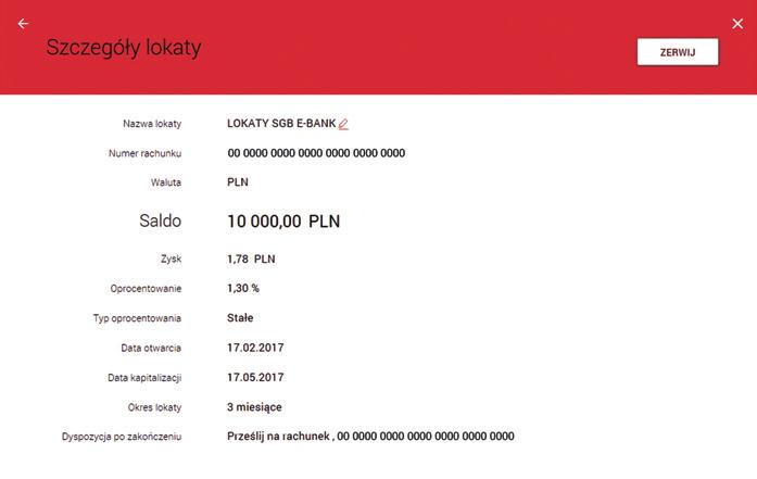 www.bsduszniki.pl Zmiana nazwy rachunku, lokaty lub kredytu Usługa E-Bank zapewnia użytkownikowi dostęp do miniaplikacji z dwóch głównych poziomów: z widżetów wyświetlanych na pulpicie (np.