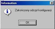 W przypadku braku komunikacji z modułem MKi4-sm lub wystąpienia błędów w procesie aktywacji połączenia modemowego na ekranie pojawi się wybrane okno informacyjne: Brak sygnału linii telefonicznej