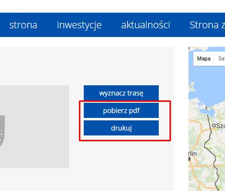 a) W zakładce możemy też dodać plik PDF. Jeśli nie dodamy pliku PDF strona będzie go generowała automatycznie z dostępnych danych o inwestycji.