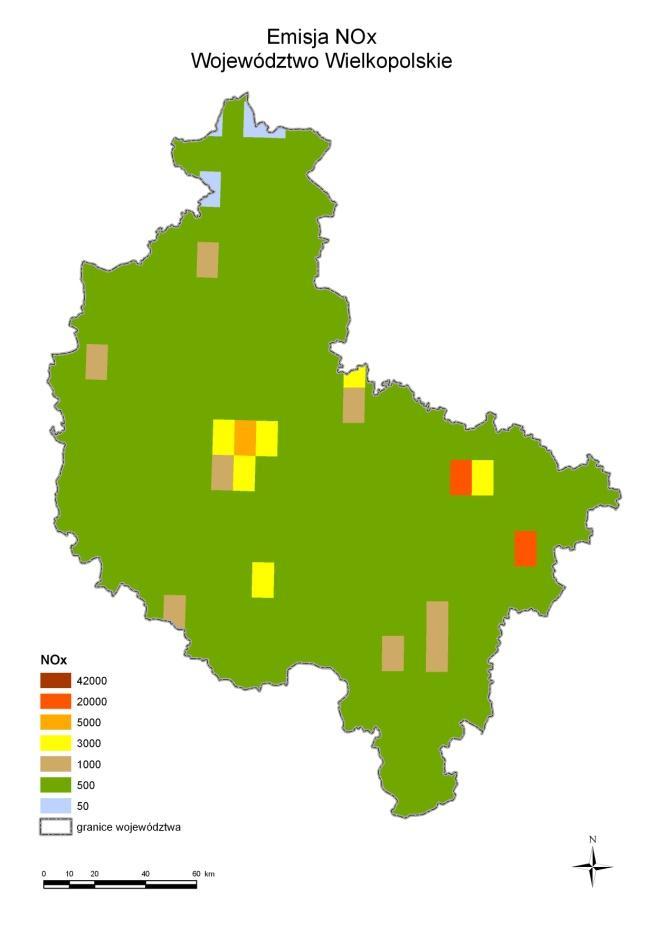 Program ochrony powietrza dla strefy wielkopolskiej ze względu na ozon 79 Rysunek 14.