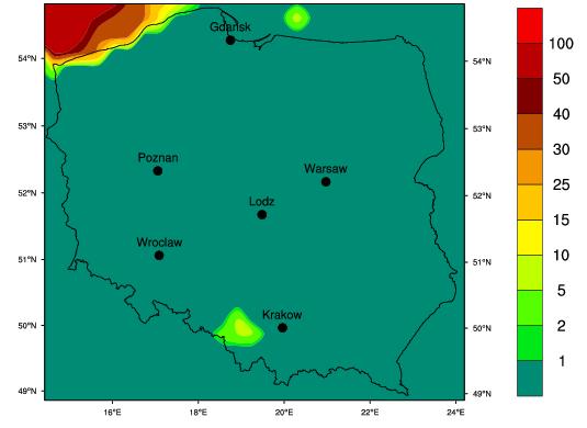 Program ochrony powietrza dla strefy wielkopolskiej ze względu na ozon 96 że przeprowadzone symulacje, ze względu na charakter analizowanego zanieczyszczenia, zakładają redukcje emisji prekursorów