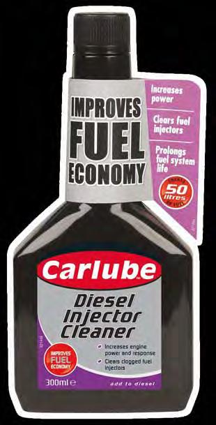 moc Czyści wtryski Przedłuża żywotność układu paliwowego Diesel Injector Cleaner Carlube Diesel Injector Cleaner redukuje depozyty